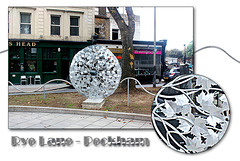 Rye Lane - Copeland Road leaf sculpture - 23.9.2013