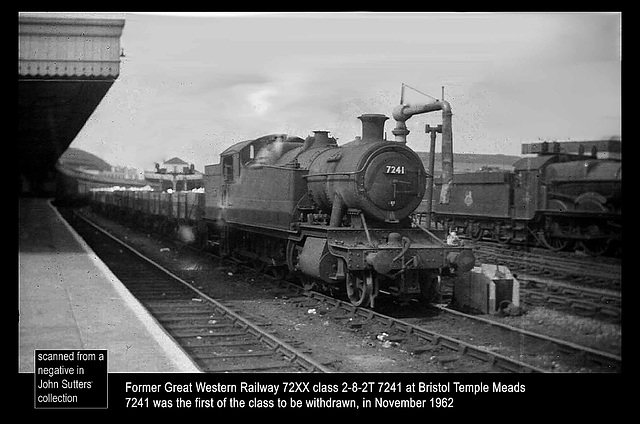 GWR 2-8-2T 7241 Bristol TM
