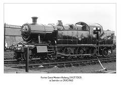 GWR 2-8-2T 7205 Swindon 29.10.1962