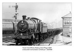 GWR 6369 2-6-0 Gloucester - 23.6.1958