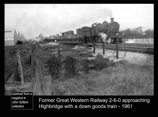GWR 2-6-0 Highbridge 1961