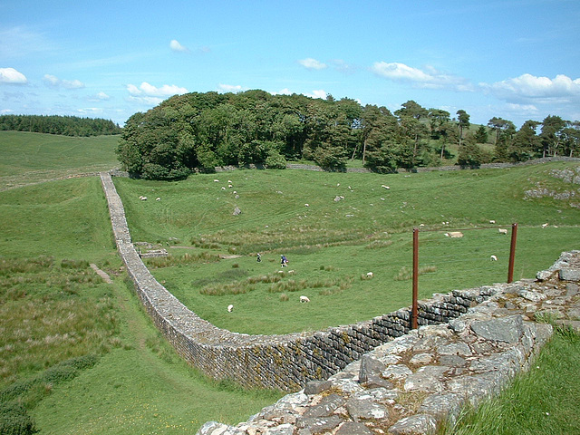 Hadrian's Wall at Housesteads Fort
