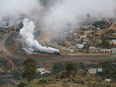 Railway in the clouds