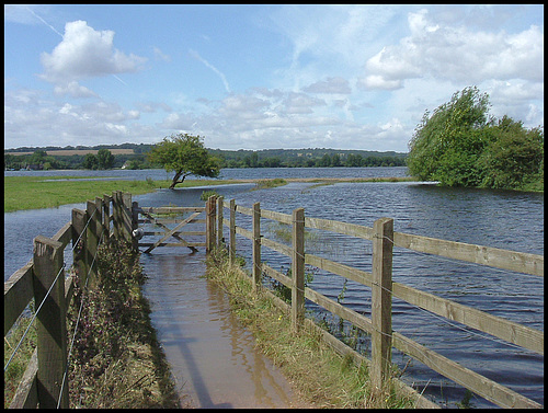 footpath in flood