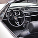 Interior of a 1975 Peugeot 504 cabriolet