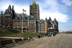 Chateau Frontenac and Boardwalk