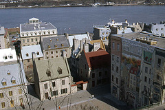 Place Royale and St. Lawrence River