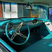 Vintage Blue '55 Chevy Bel Air Interior