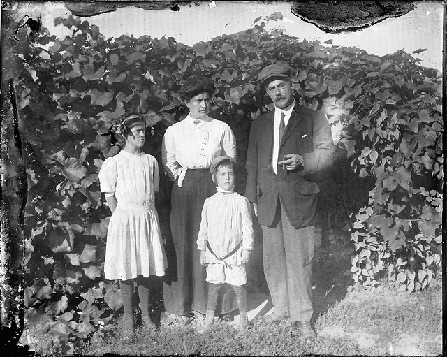 Glass Plate Adams Family