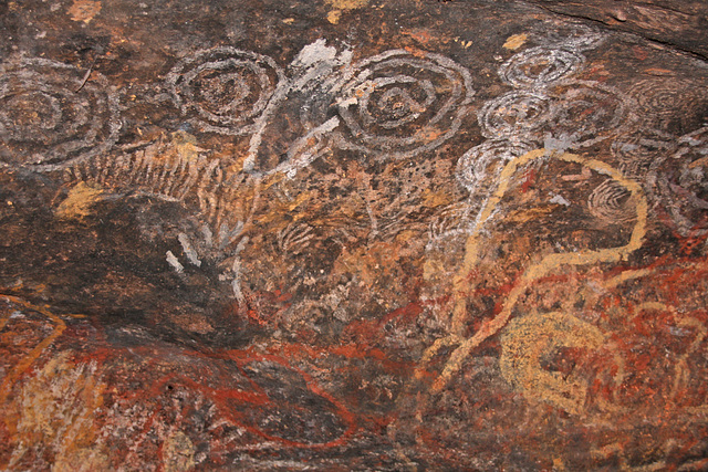Aboriginal (Anangu) cave paintings