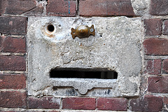 Letter box and doorbell