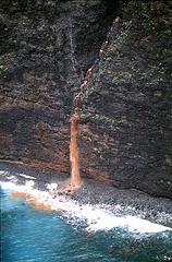 Kauai Na Pali Coastline 10 Red Earth Waterfall 1