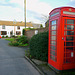 Iconic British telephone box