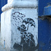 Banksy Umbrella Rat