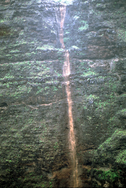 Kauai Na Pali Coastline 11 Red Earth Waterfall 2