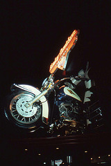 Illuminated Harley Davidson