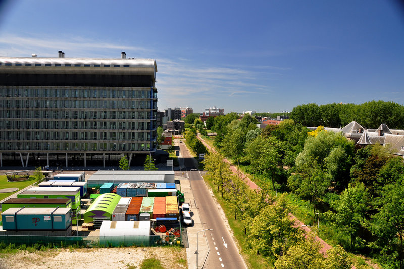 View of the Research Building of Leiden University Medical Centre