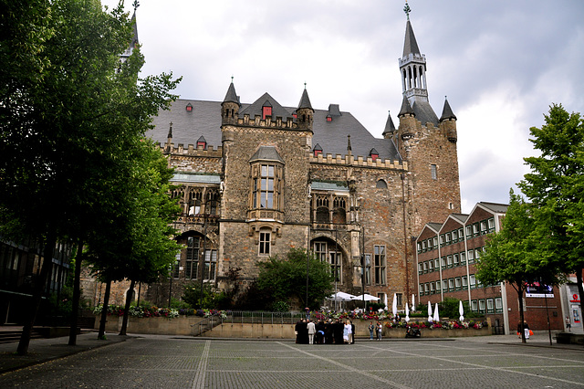 The Rathaus (City Hall) of Aachen, Germany