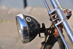 Old Juncker bicycle – Philips headlight