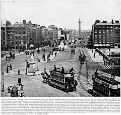 Dublin – Sackville Street (now O'Connell Street) around 1900
