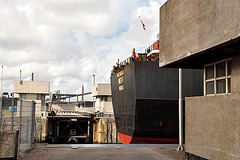 The Merit of Nassau in the sea locks at IJmuiden