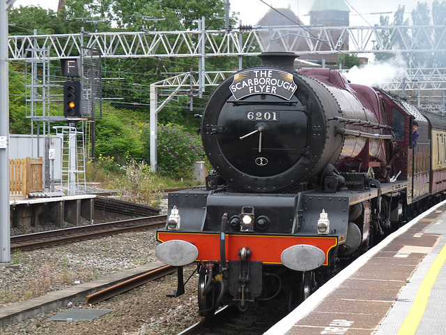 'Princess Elizabeth' Arrives at Stockport with 'The Scarborough Flyer'