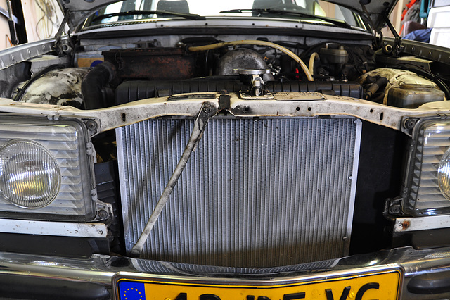 I installed a new radiator on my car I installed a new radiator on my car