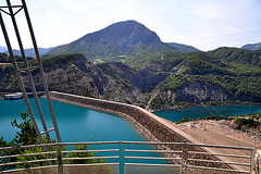 Holiday 2009 – The dam of the Serre-Ponçon lake