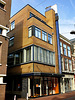 Modernist house on the Breestraat (Broad Street) in Leiden