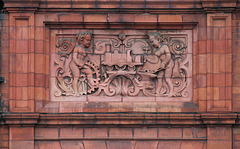 MiddlewichTechnical School and Free Library - detail