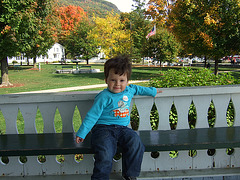 Hangin' on the Bandstand Bench