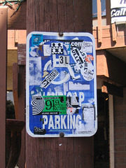 Parking sign, Redondo Beach CA