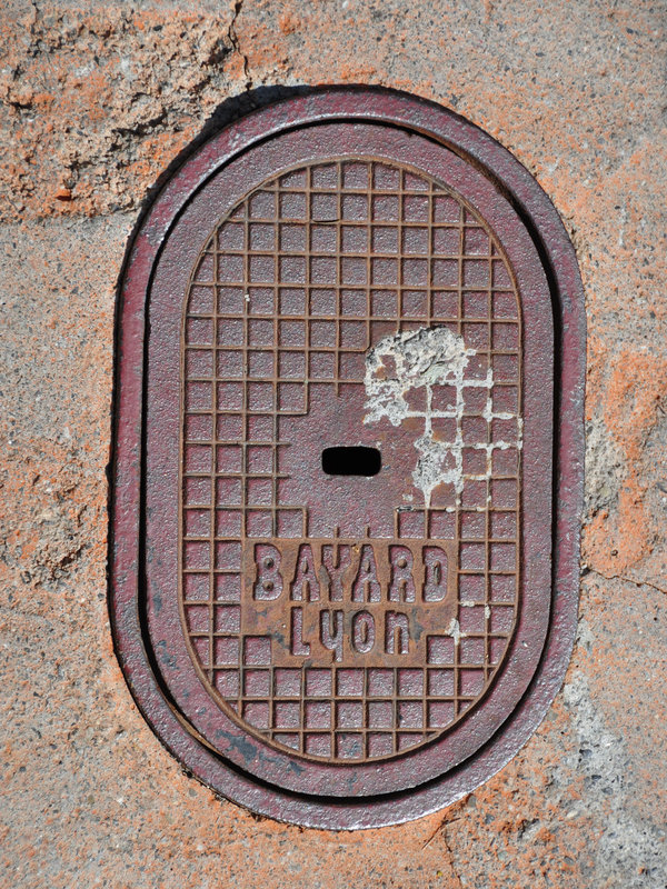 Drain cover of Bayard of Lyon, France