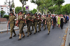 Holiday 2009 – The Americans leading the Frenc dignitaries