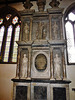 st.mary magdalene, launceston, cornwall,cenotaph tomb monument of granville piper and richard wise, 1731