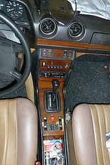 Interior of a 1984 Mercedes-Benz 300 TDT
