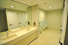Toilet facilities in the new Filmmuseum