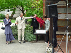 Unveiling the New Plaque, 3rd June 2009
