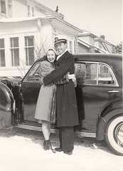 Love lift us up where we belong...Mom and Dad, newly married, March 1946, Milwaukee
