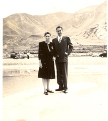Dad and Grandma Ellen, Salt Lake City, 1946