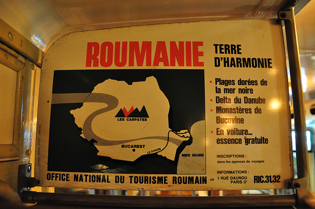 Holiday 2009 – Advertisement for holidays in Rumania in the Paris metro