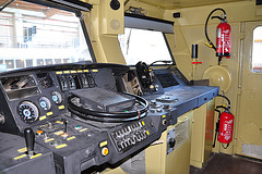 Holiday 2009 – Cab of the SNCF 6572 engine