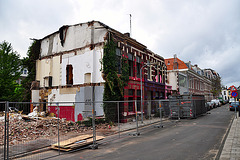 Demolition in the Ruychaverstraat in Haarlem