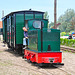Stoom- en dieseldagen 2012 – Perkins diesel engine pulling the Werkspoor carriage