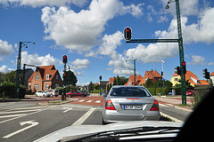 Crossroad in Denmark