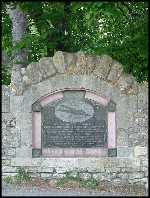 airmen's memorial at Godstow