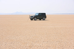 The Jeep, the Mirage, and the Alvord Desert