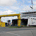Going on the ferry from Rostock to Gedser