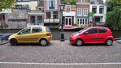 Toyota Yaris and Peugeot 107