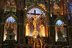 Altar at Basilique Notre Dame de Montréal